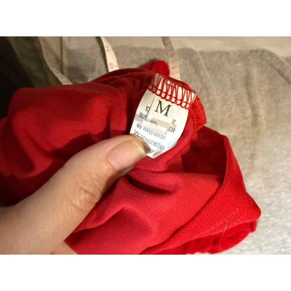 NWOT OYS Medium Red Mini Dress Off Shoulder‎ Ruched Formal Special Event Club